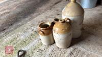 5 STONE JARS - 5