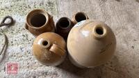 5 STONE JARS - 7