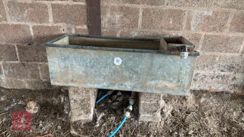 4' GALVANISED WATER TROUGH