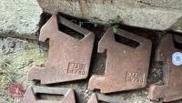 8 X 27KG MASSEY FERGUSON WEIGHTS - 5