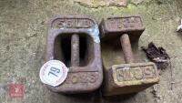 2 X 56LB WEIGHTS - 4