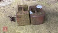 2 X 56LB WEIGHTS - 6