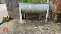 GALVANISED DAIRY TROUGH/PLANTER - 2