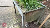 GALVANISED DAIRY TROUGH/PLANTER - 5