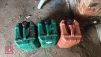 3 DRUMS OF RED DIESEL