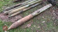 8' WOODEN GATE POST - 2