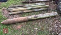 8' WOODEN GATE POST - 7