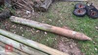 8' WOODEN GATE POST - 9