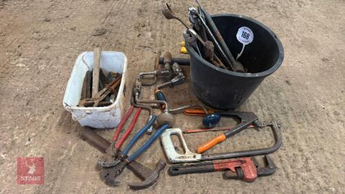 BUCKET OF HAND TOOLS