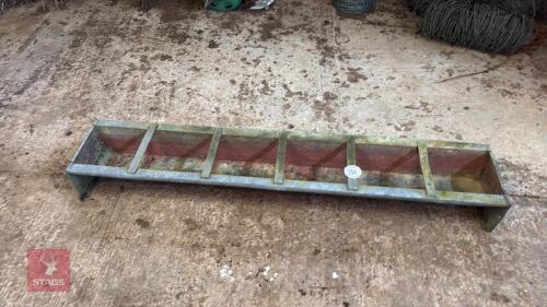 6' GALVANISED FEED TROUGH
