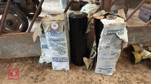 3 ROLLS OF 750MM BALE WRAP