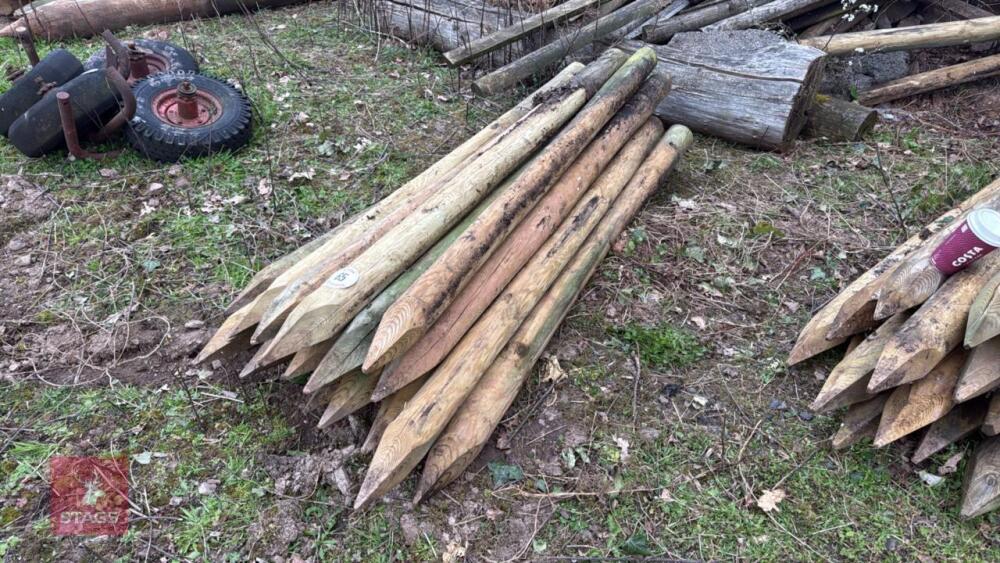 20 X 5' WOODEN STAKES