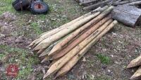 20 X 5' WOODEN STAKES - 2