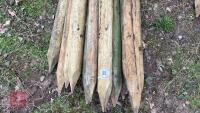 20 X 5' WOODEN STAKES - 4