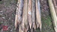 21 X 5' WOODEN STAKES - 3