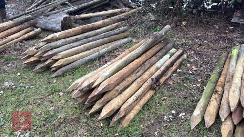 21 X 5' WOODEN STAKES