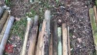 21 X 5' WOODEN STAKES - 6