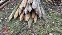 21 X 5' WOODEN STAKES - 2