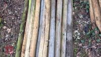 21 X 5' WOODEN STAKES - 5