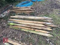 21 X 5' WOODEN STAKES - 8