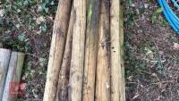20 X 5' WOODEN STAKES - 4