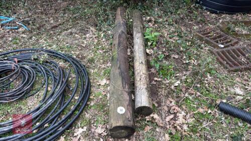 2 TELEGRAPH POLES