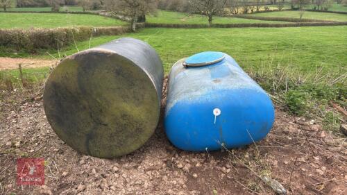 2 WATER/STORAGE TANKS