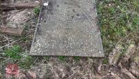 6' X 3' METAL SLAB - 4