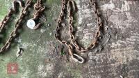 2 SMALL TOW CHAINS - 6