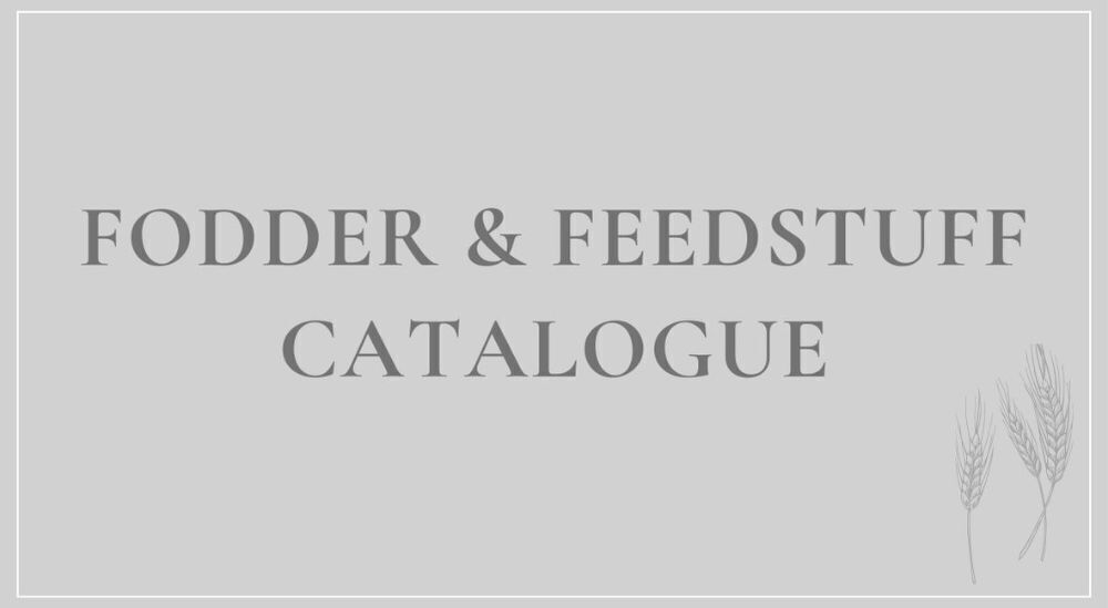 THE SOUTH WEST FODDER ONLINE TIMED AUCTION