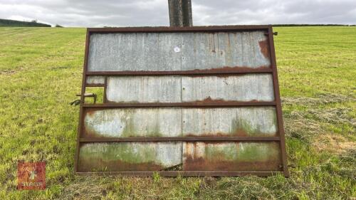 7' 8'' X 6' SHEETED DOOR