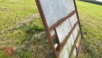 7' 8'' X 6' SHEETED DOOR - 9