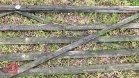 15' 10'' WOODEN FIELD GATE - 6