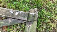 15' 10'' WOODEN FIELD GATE - 9