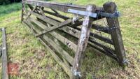 15' 10'' WOODEN FIELD GATE - 4