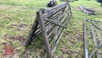 15' 10'' WOODEN FIELD GATE - 8