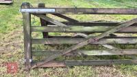 16' WOODEN FIELD GATE - 5