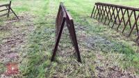 2 X 14' 11'' CATTLE FEED BARRIERS - 2