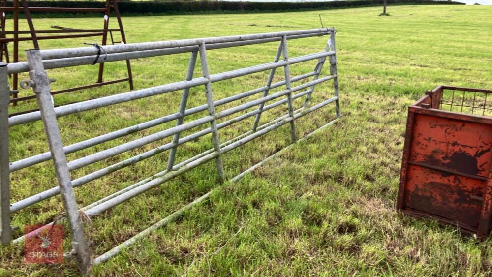 12' 7'' HEAVY DUTY GALVANISED GATE