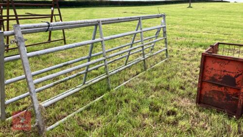12' 7'' HEAVY DUTY GALVANISED GATE