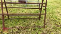 2 X 10' 10'' LONG METAL GATES - 2