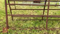 2 X 10' 10'' LONG METAL GATES - 4