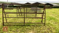 2 X 10' 10'' LONG METAL GATES - 8