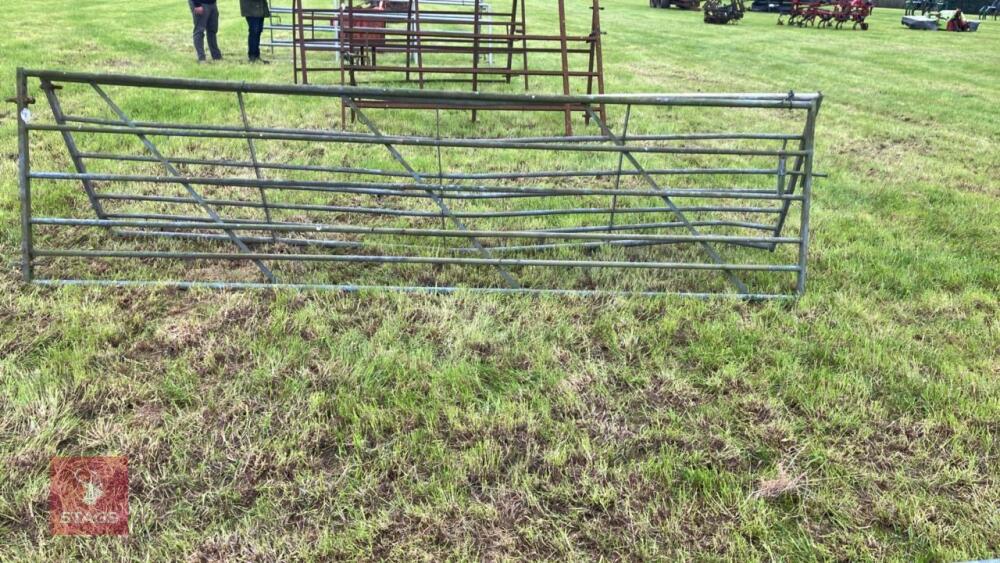 2 X 14' GALVANISED GATES