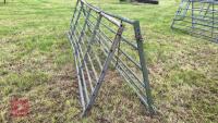 2 X 14' GALVANISED GATES - 17
