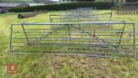 2 GALVANISED GATES - 10
