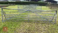 2 X 14' GALVANISED GATES - 9