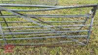 2 X 14' GALVANISED GATES - 10