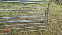 2 X 14' GALVANISED GATES - 9