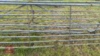 2 X 14' GALVANISED GATES - 10